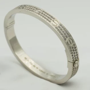 LO-VE Bracelet 6mm Diamond-Paved - Image 2
